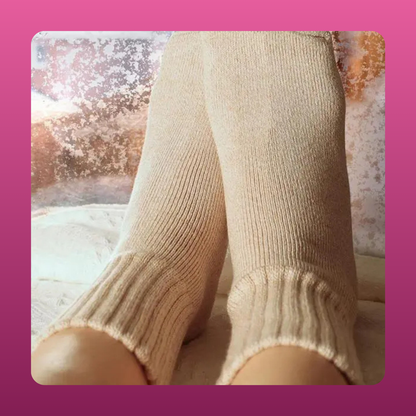 Ribbed Cuff Knit Socks (5 Pack)