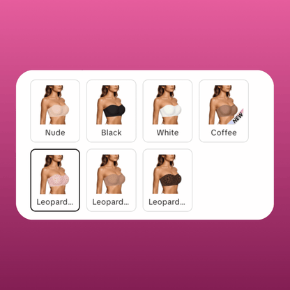 Push Up Strapless Bandeau Bra