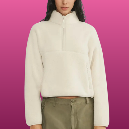 Half Zip Sherpa Pullover