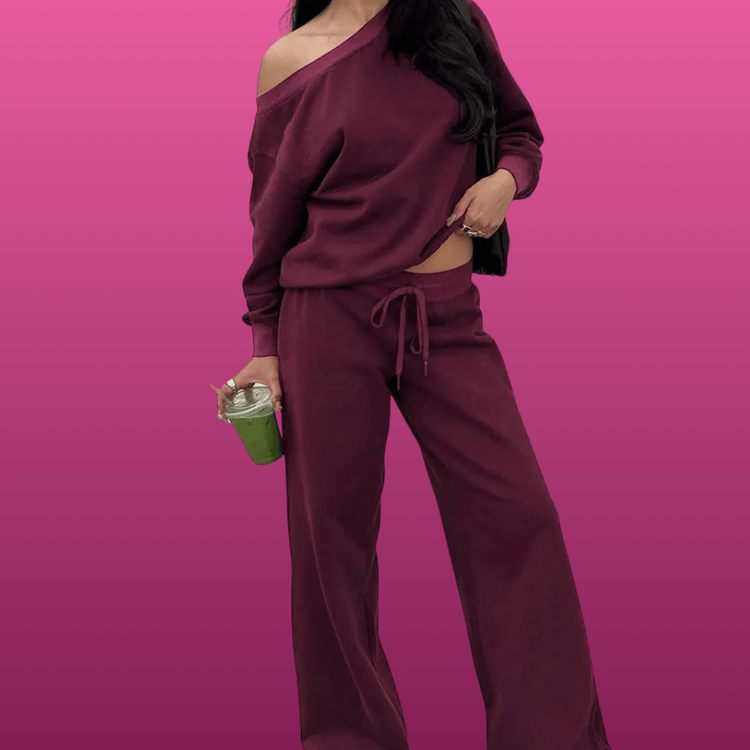 Knit Jumper And Wide Leg Set