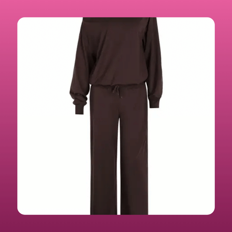 Knit Jumper And Wide Leg Set
