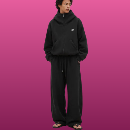 Big Hood Zip Hoodie Set