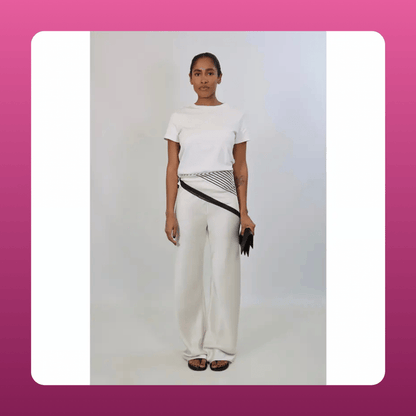 Satin Wide Leg Trousers
