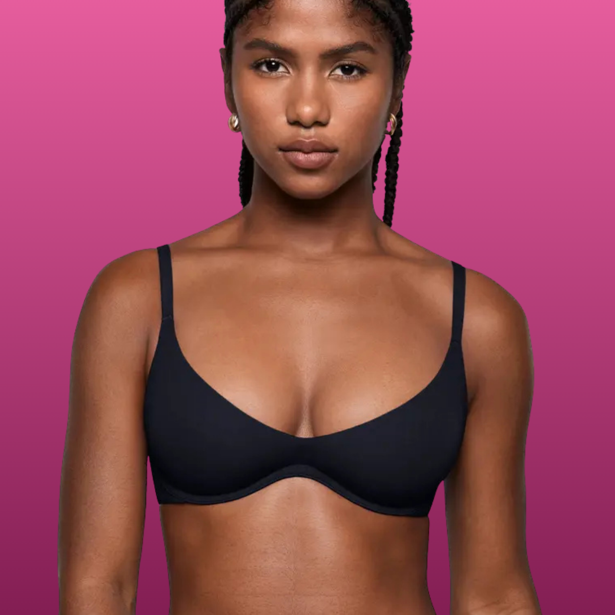 Plus Size Plunge Underwire Bra