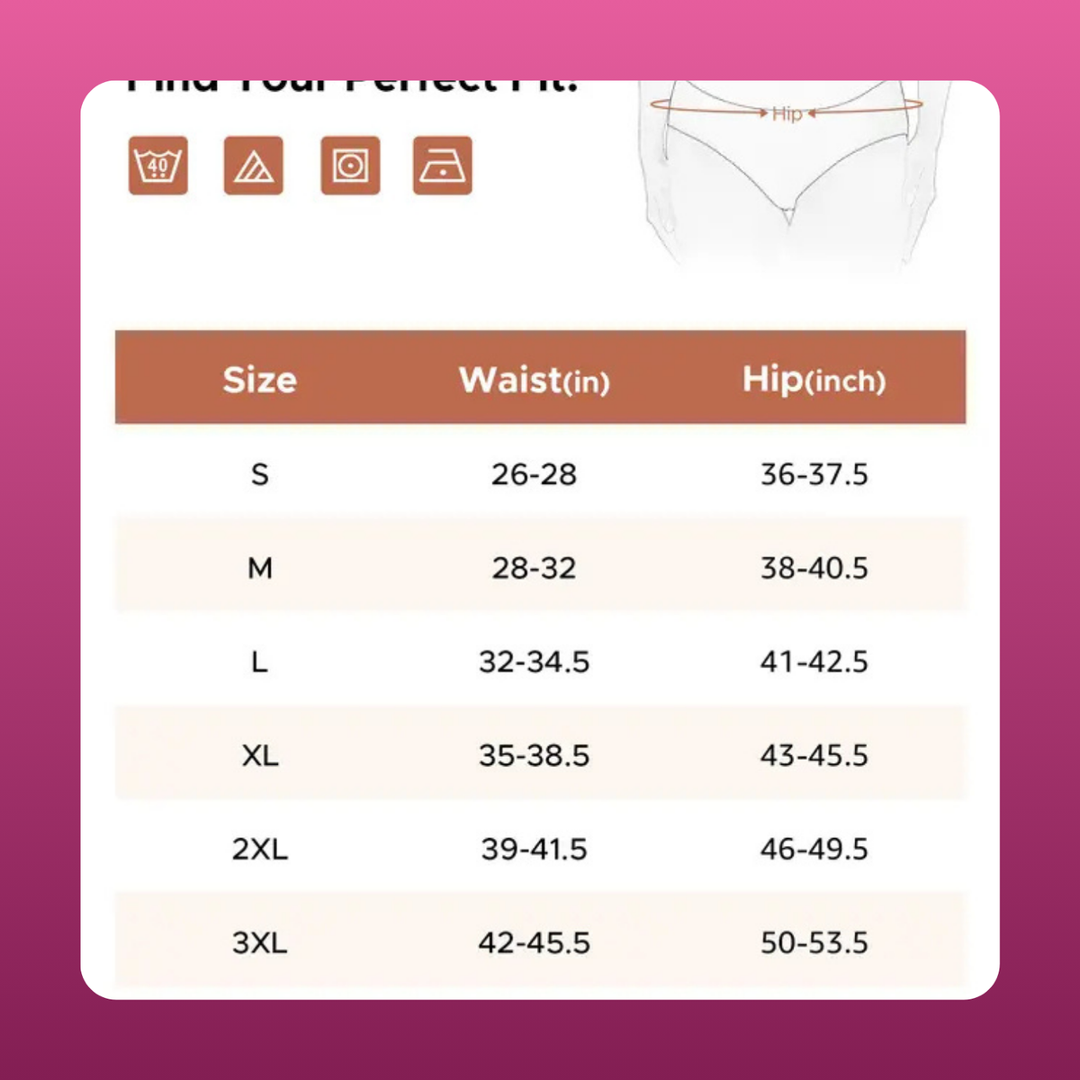 Plus Size Cotton Panties (5 Pack)
