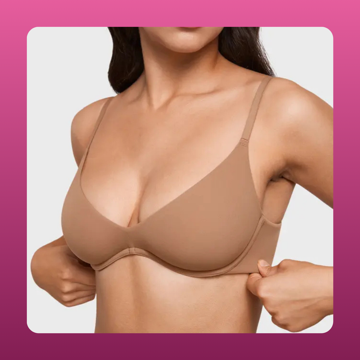 Plus Size Plunge Underwire Bra