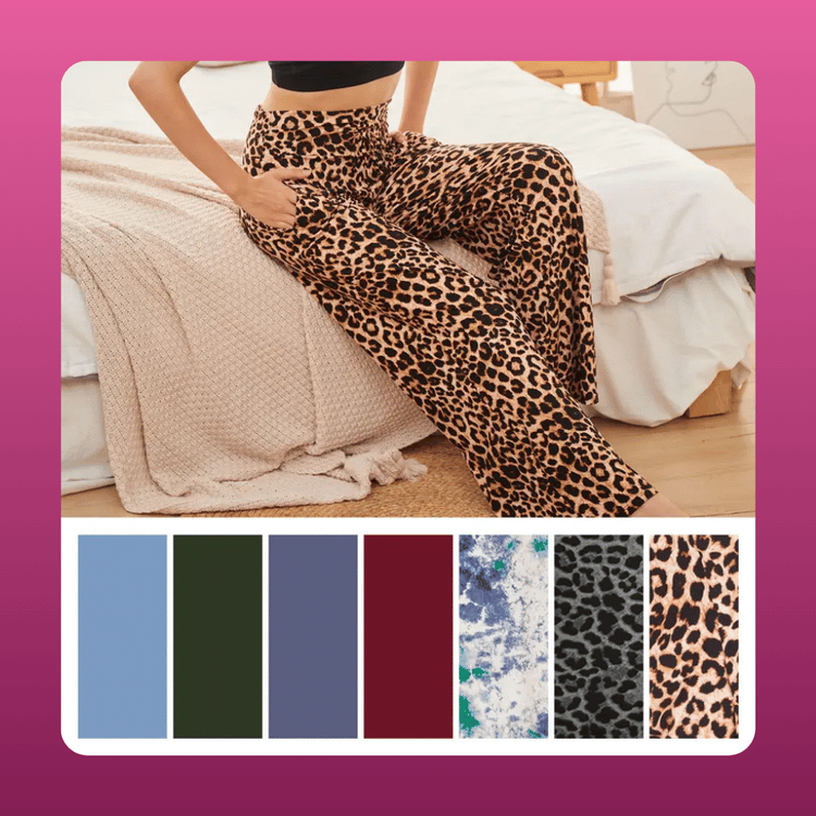 Wide Leg Lounge Pants With Pockets