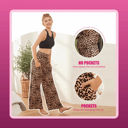 Wide Leg Lounge Pants With Pockets