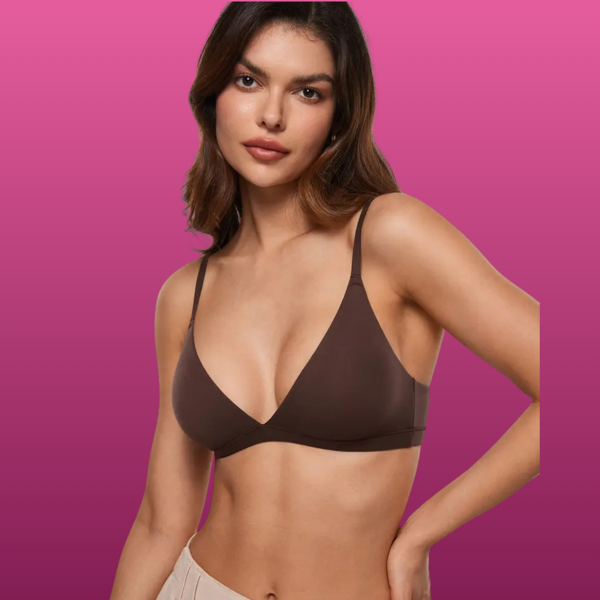 Unlined Triangle Bralette