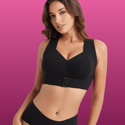 Wide Strap Front Close Bra