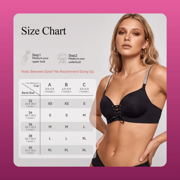 Lace Up Drawstring Push Up Bra