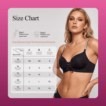 Lace Up Drawstring Push Up Bra