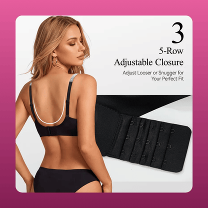 Lace Up Drawstring Push Up Bra