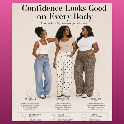 Petite To Tall Wide Leg Jeans