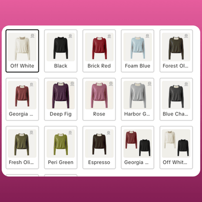 Built In Bra Layering Long Sleeve Top