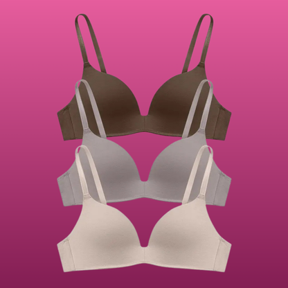 Wireless Lightly Lined Bras (3 Pack)