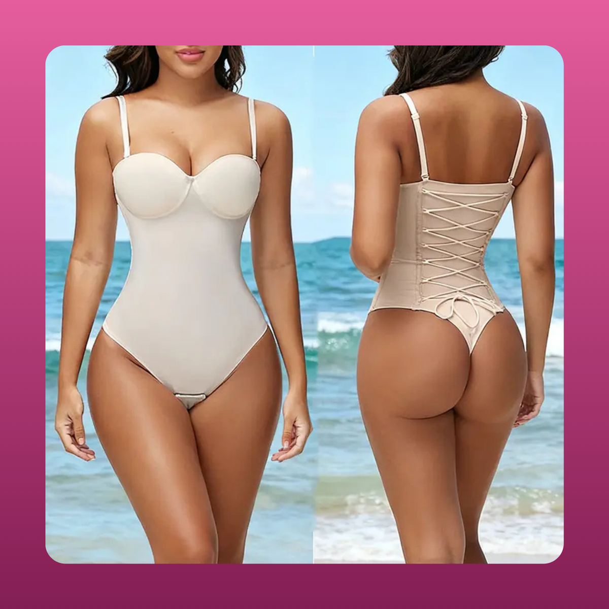 Smoothing Bodysuit with Built In Cups