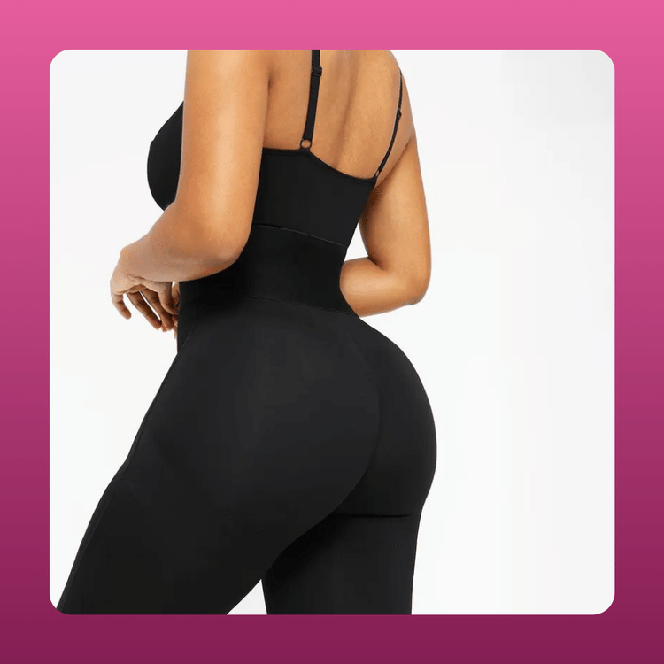 Zip Front Full Length Shaping Jumpsuit