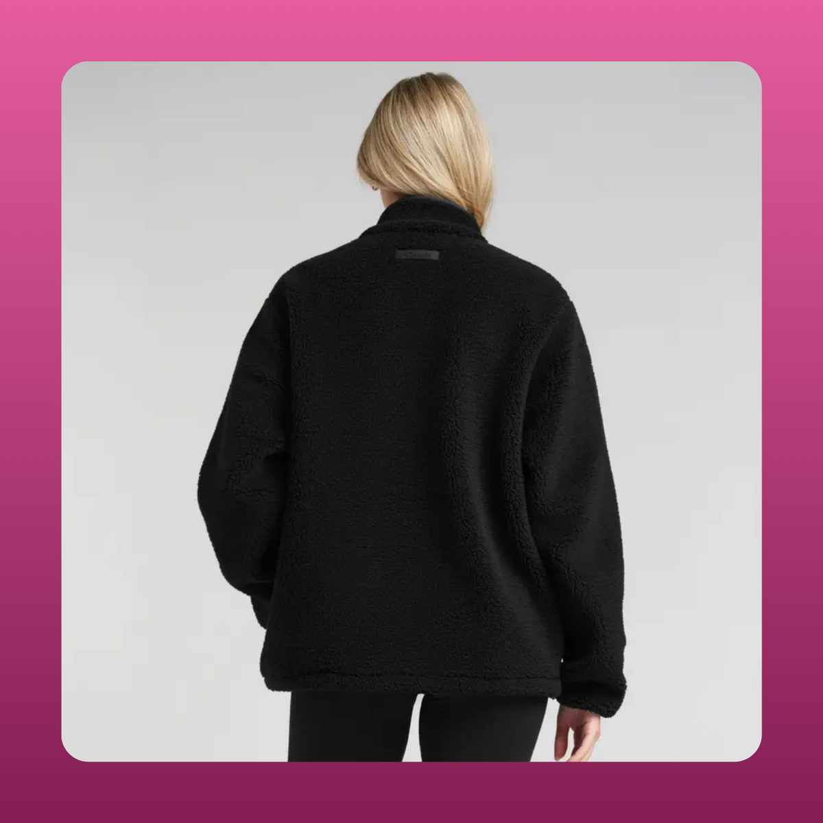 Teddy Fleece Half Zip Pullover