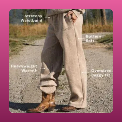 Oversized Straight Leg Sweatpants