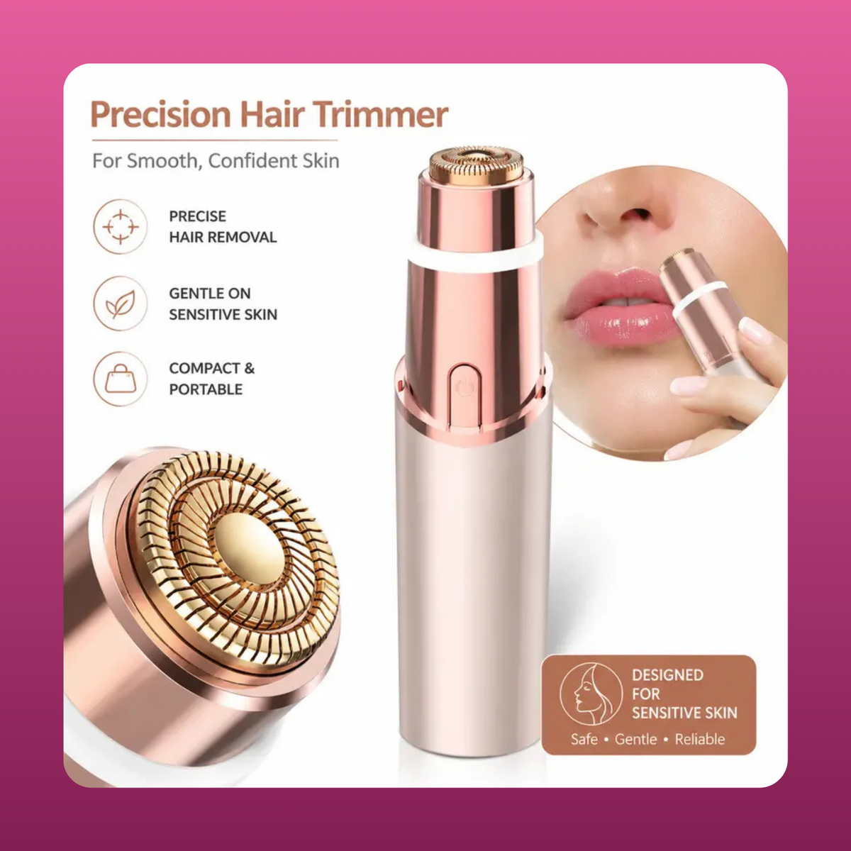 2-in-1 Facial and Eyebrow Trimmer