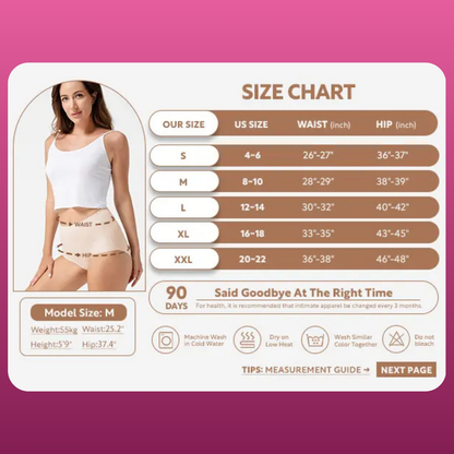 Seamless High Waist Panties (5 Pack)