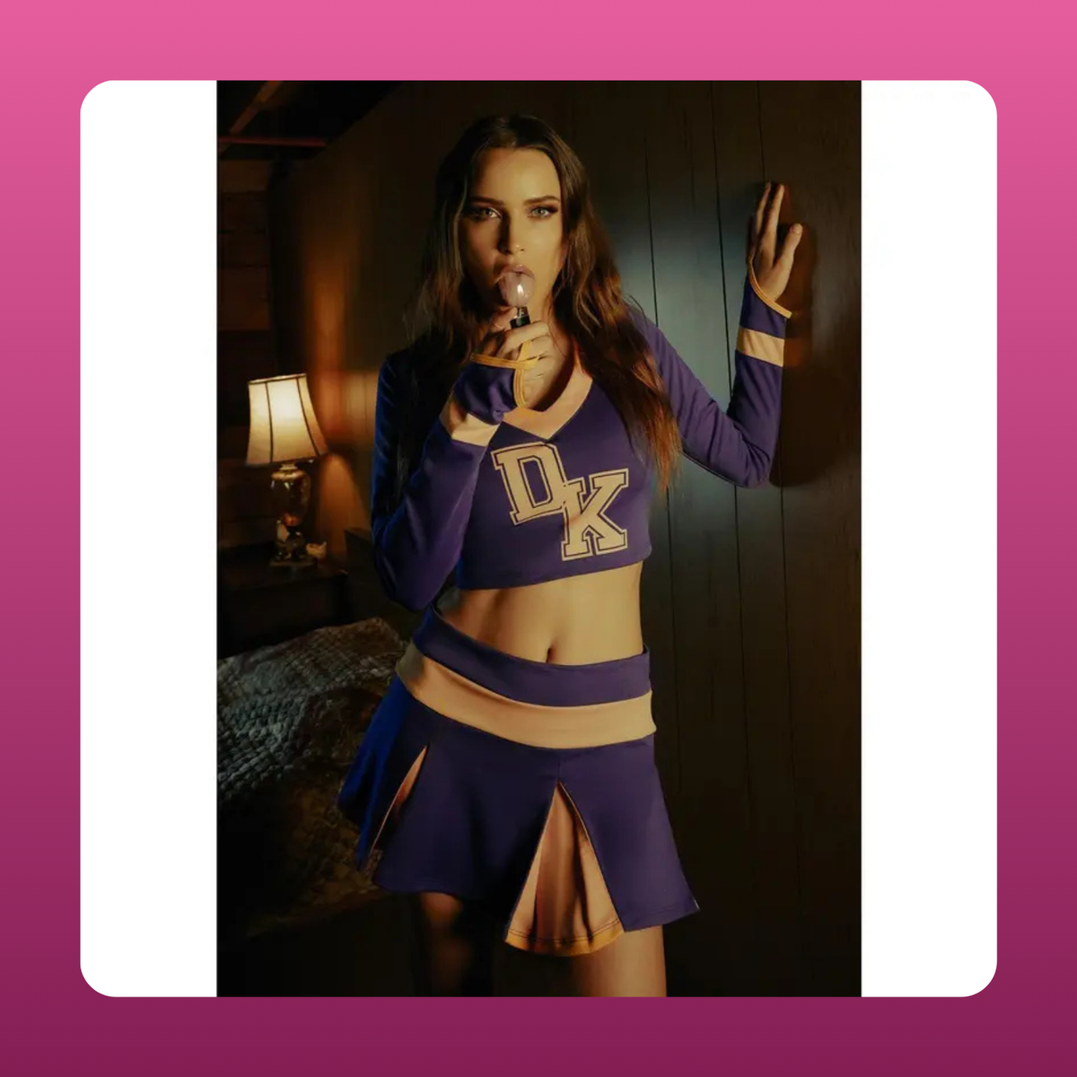 Purple And Gold Cheer Costume
