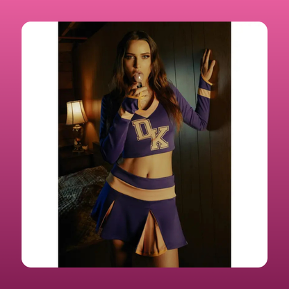 Purple And Gold Cheer Costume