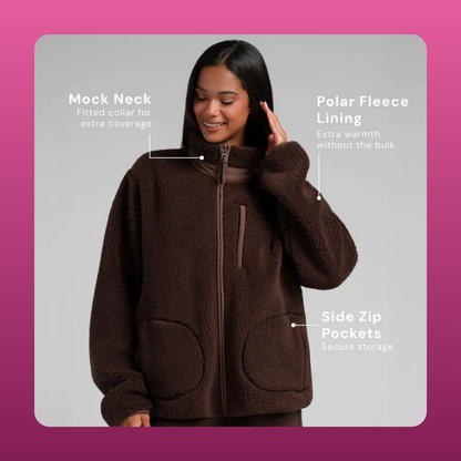 Teddy Fleece Full Zip Jacket