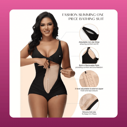 Built In Shaper One Piece Swimsuit