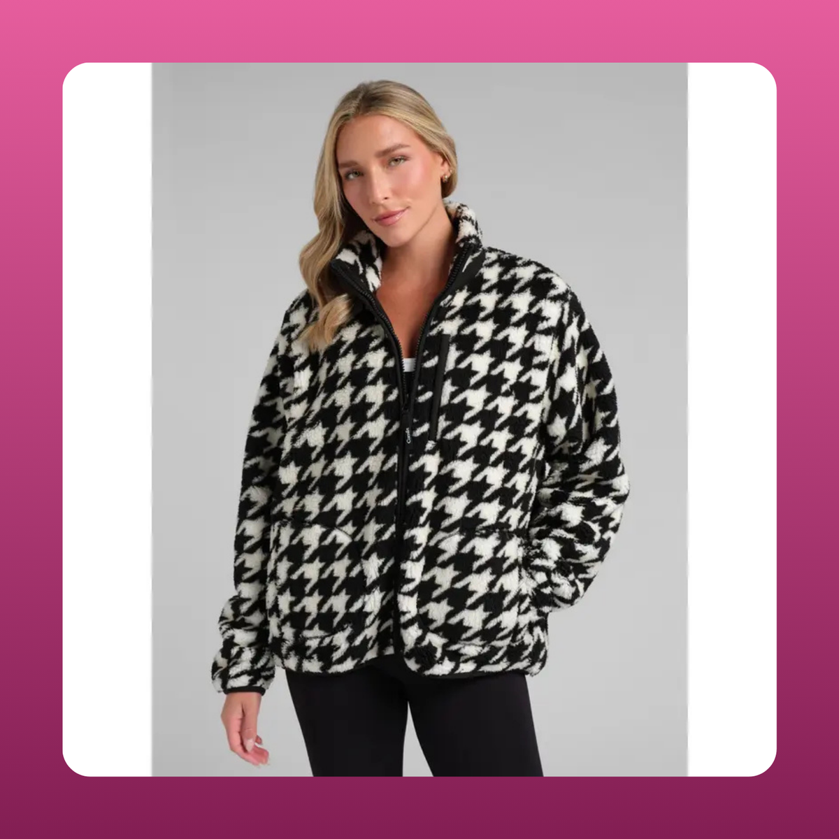 Teddy Fleece Full Zip Jacket