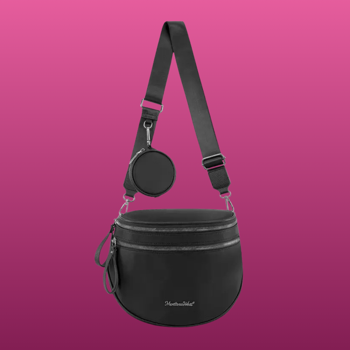 Quilted Nylon Belt Bag