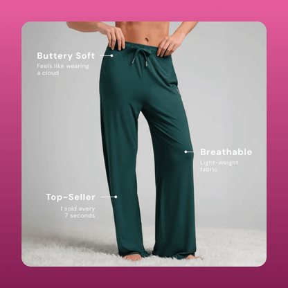 Relaxed Straight Leg Lounge Pants