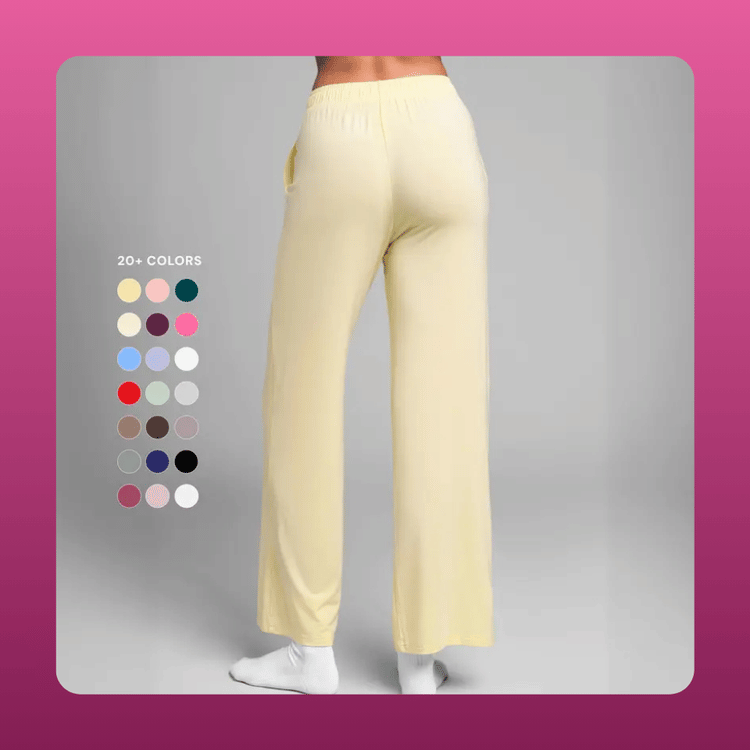 Relaxed Straight Leg Lounge Pants