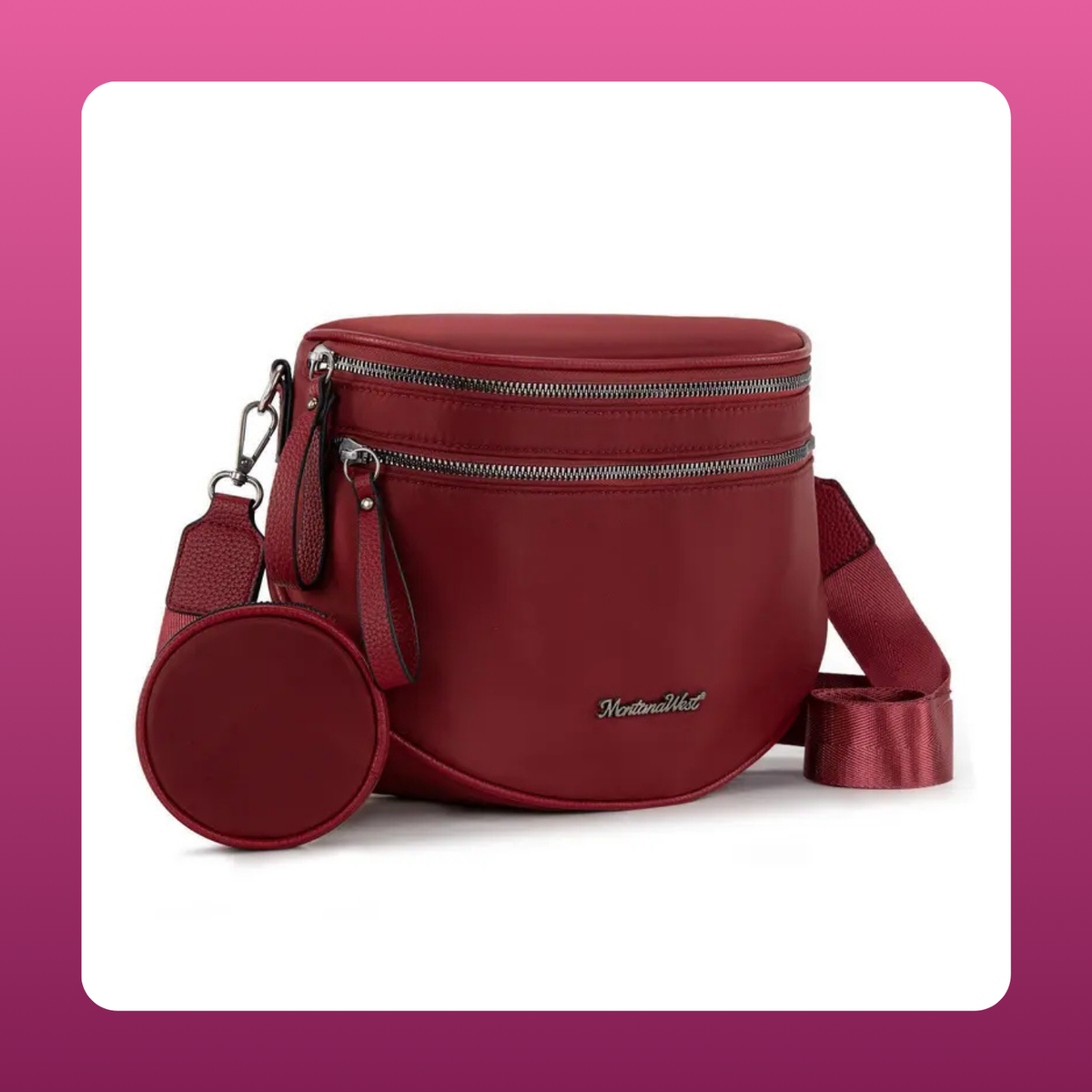 Quilted Nylon Belt Bag
