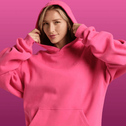 Oversized Minimalist Fleece Hoodie