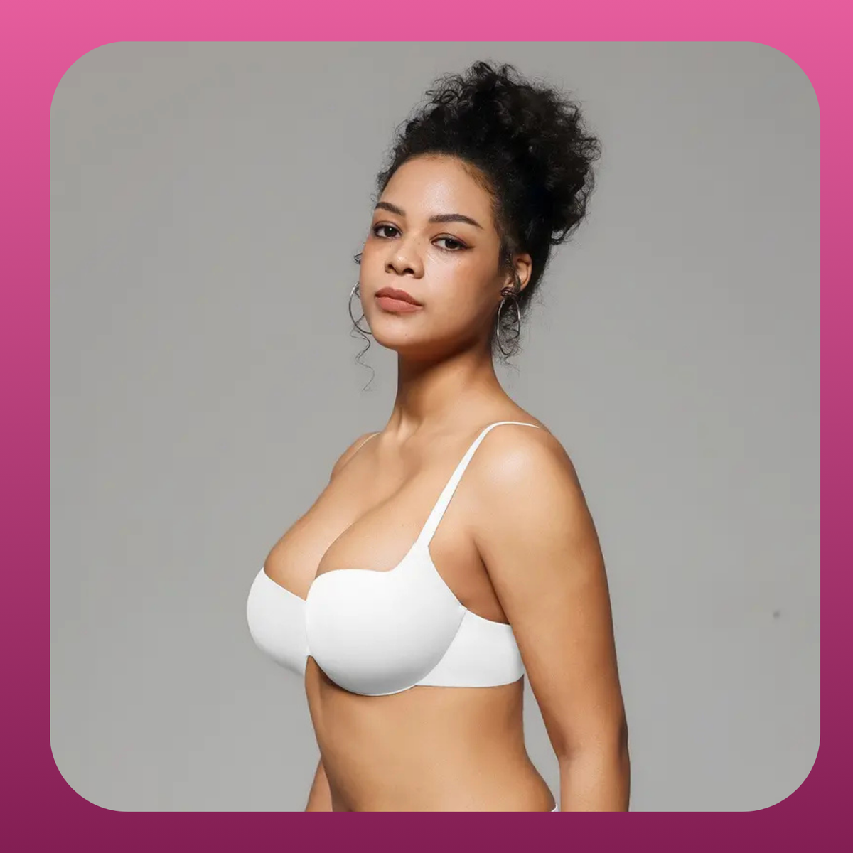 Seamless Push Up T Shirt Bra