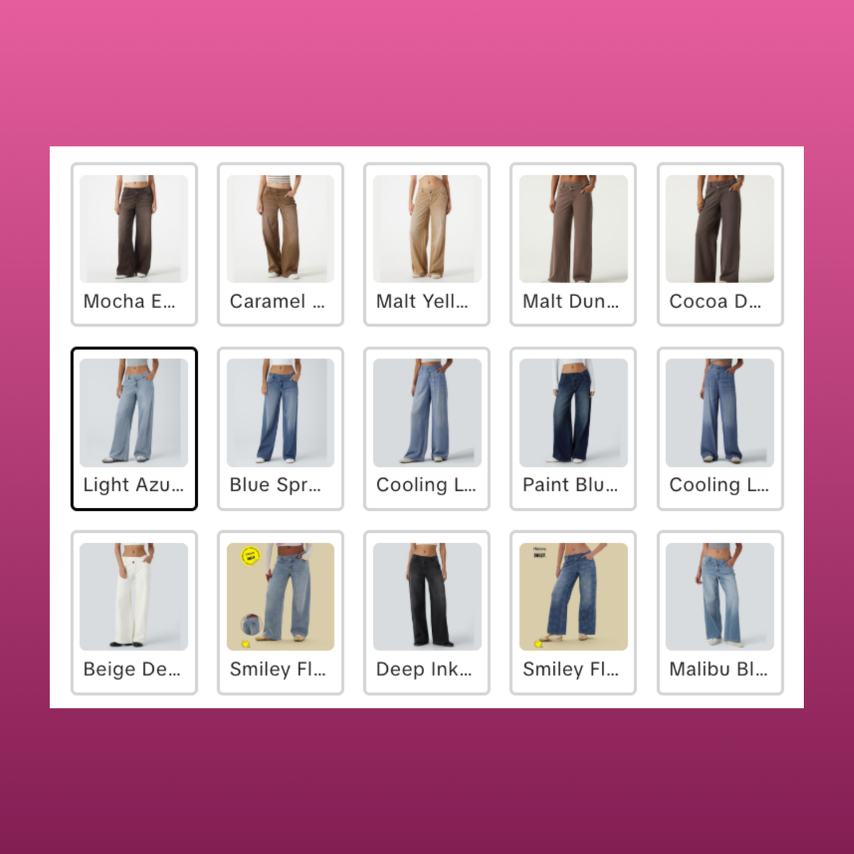 Asymmetric Low Rise Baggy Jeans