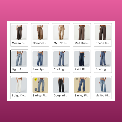Asymmetric Low Rise Baggy Jeans
