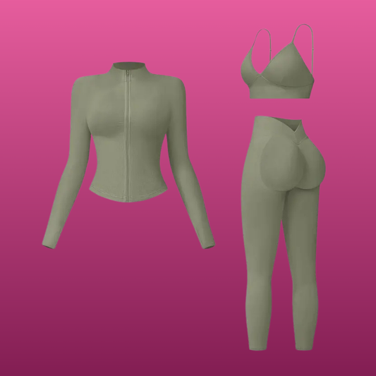 3-Piece Yoga Activewear Set