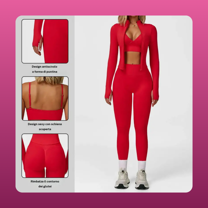 3-Piece Yoga Activewear Set