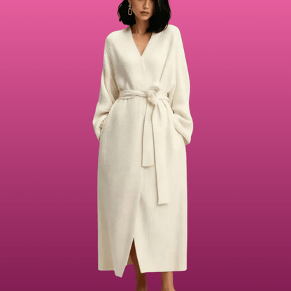 Double Sided Fleece Wrap Robe